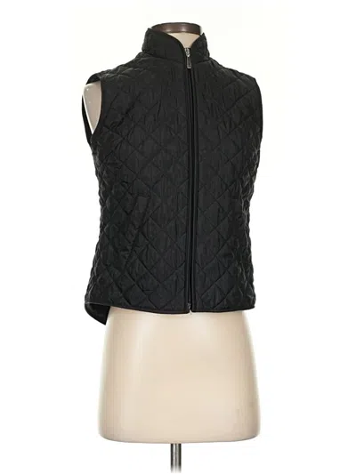 Pre-owned Karen Scott Sport Vest In Black