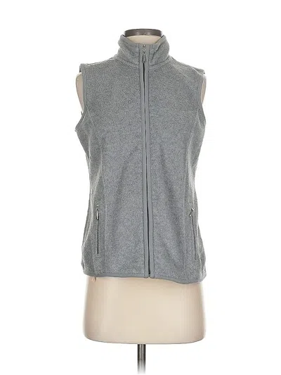 Pre-owned Karen Scott Sport Vest In Gray