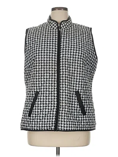 Pre-owned Karen Scott Sport Vest In Gray