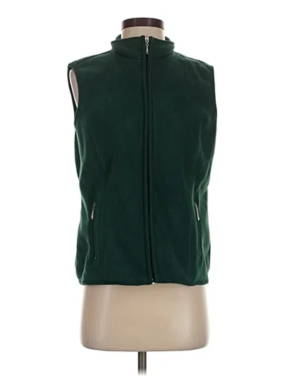 Pre-owned Karen Scott Sport Vest In Green