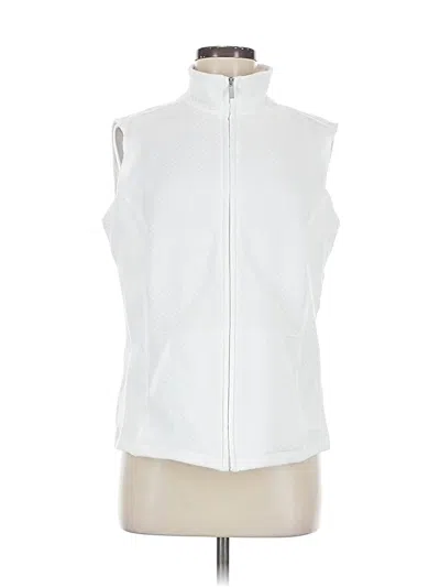 Pre-owned Karen Scott Sport Vest In White