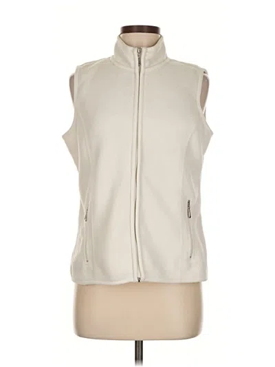 Pre-owned Karen Scott Sport Vest In White