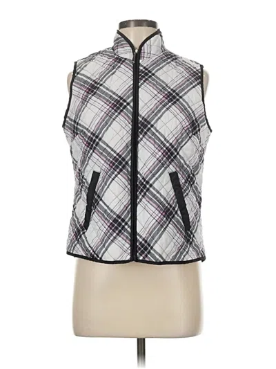 Pre-owned Karen Scott Sport Vest In White