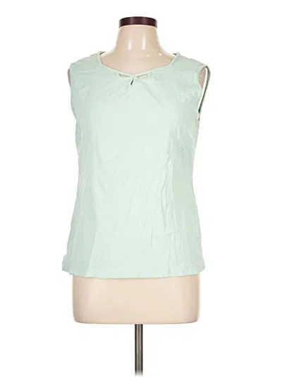 Pre-owned Karen Scott Sweater Vest In Green