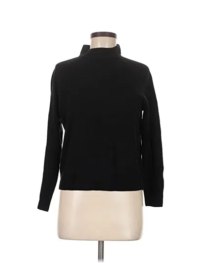 Pre-owned Karen Scott Turtleneck Sweater In Black