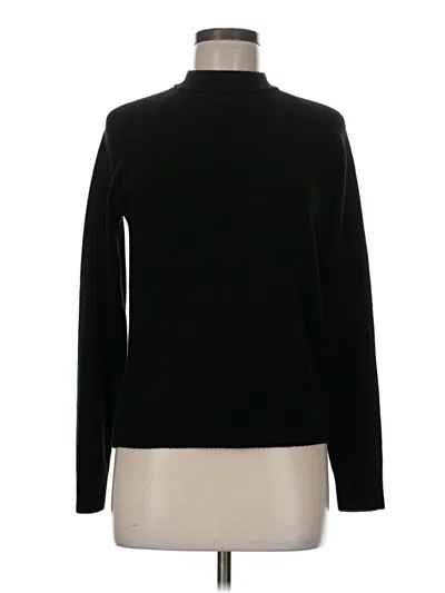 Pre-owned Karen Scott Turtleneck Sweater In Black