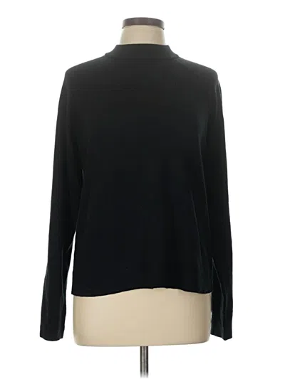 Pre-owned Karen Scott Turtleneck Sweater In Black