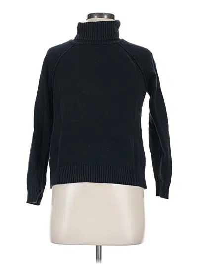 Pre-owned Karen Scott Turtleneck Sweater In Black
