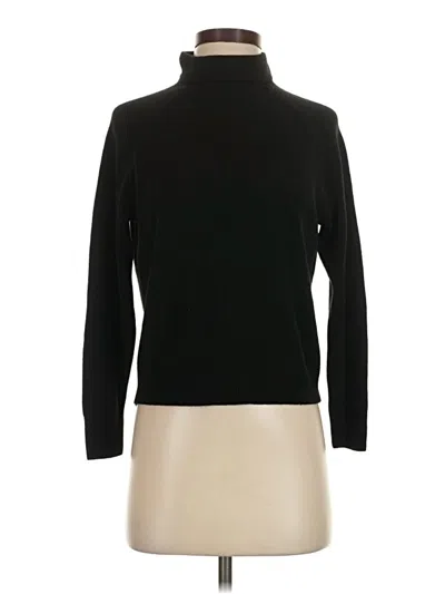 Pre-owned Karen Scott Turtleneck Sweater In Black
