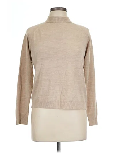 Pre-owned Karen Scott Turtleneck Sweater In Brown