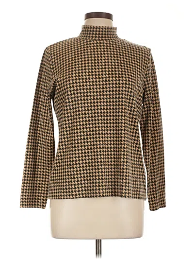 Pre-owned Karen Scott Turtleneck Sweater In Brown