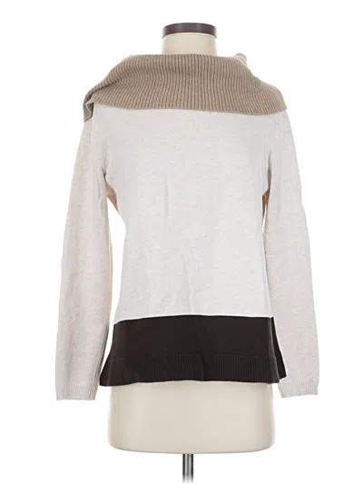 Pre-owned Karen Scott Turtleneck Sweater In Gray