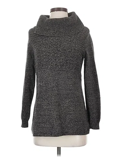 Pre-owned Karen Scott Turtleneck Sweater In Gray
