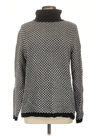 Pre-owned Karen Scott Turtleneck Sweater In Gray