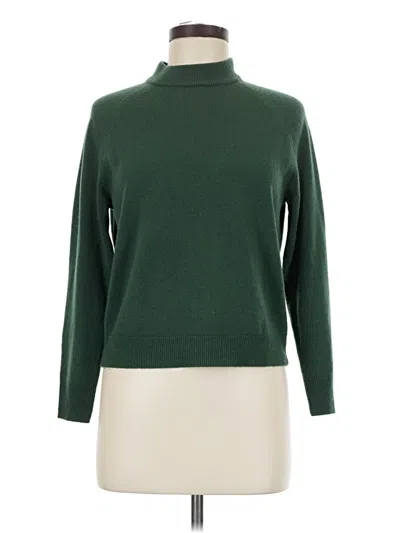 Pre-owned Karen Scott Turtleneck Sweater In Green