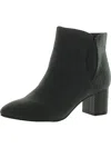 Karen Scott Womens Faux Suede Zipper Booties In Multi