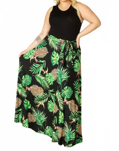 Karen T Design Midnight Grace Maxi Dress In Black