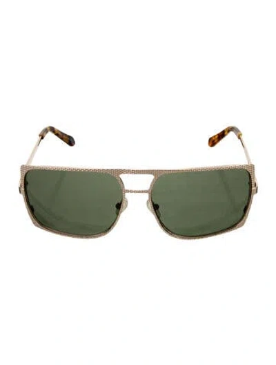 Pre-owned Karen Walker Aviator Tinted Sunglasses In Multi
