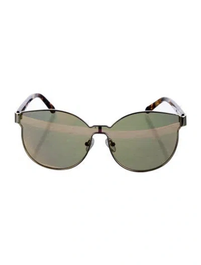 Pre-owned Karen Walker Aviator Tinted Sunglasses In Multi