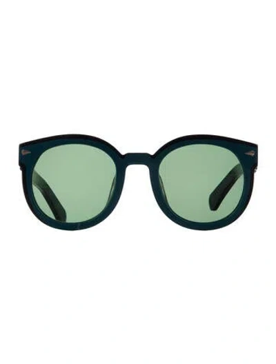 Pre-owned Karen Walker Cat-eye Gradient Sunglasses In Multi