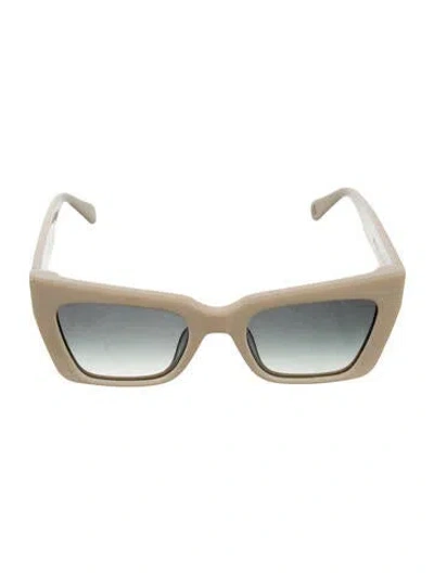 Pre-owned Karen Walker Cat-eye Gradient Sunglasses In Neutral