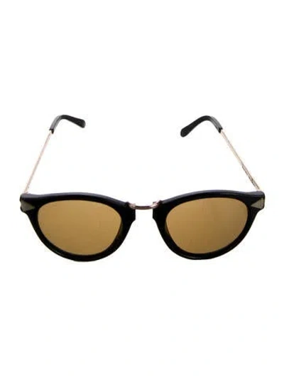 Pre-owned Karen Walker Cat-eye Tinted Sunglasses In Brown