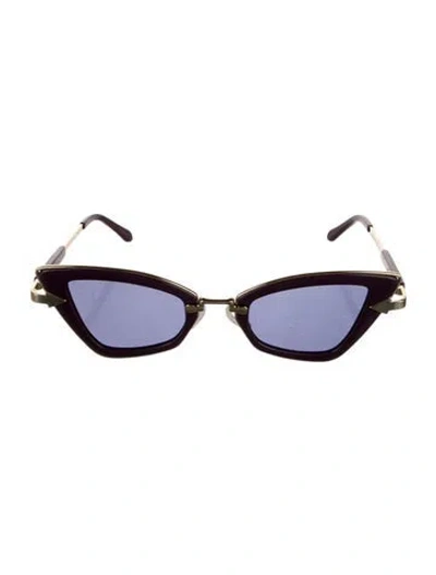 Pre-owned Karen Walker Cat-eye Tinted Sunglasses In Multi