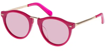 Karen Walker Helter Skelter Vestibilità Orientale Kas2349747 Occhiali Da Sole Rosa Per Uomo In Pink