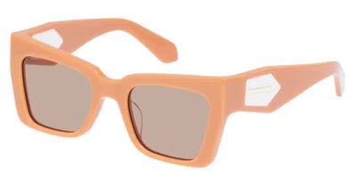 Karen Walker Immortalised Vestibilità Orientale Kas2449778 Occhiali Da Sole Arancioni Per Donna