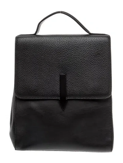 Pre-owned Karen Walker Leather Backpack In Black