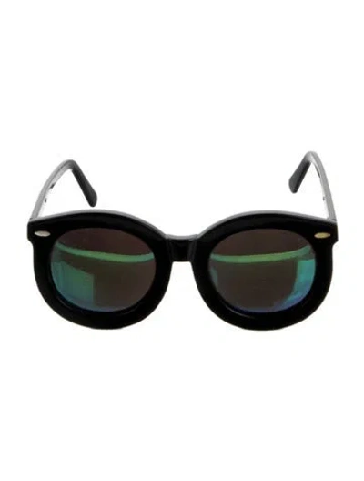 Pre-owned Karen Walker Oversize Gradient Sunglasses In Multi