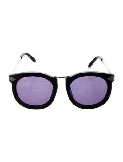 Pre-owned Karen Walker Oversize Tinted Sunglasses In Multi