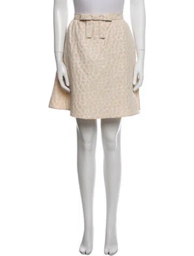 Pre-owned Karen Walker Printed Knee-length Skirt In Blue