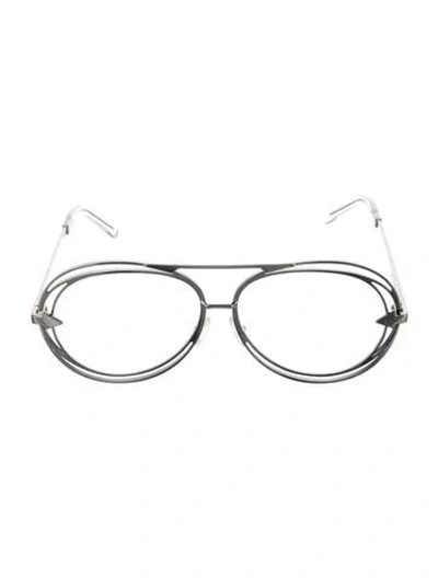 Pre-owned Karen Walker Round Eyeglasses In Neutral