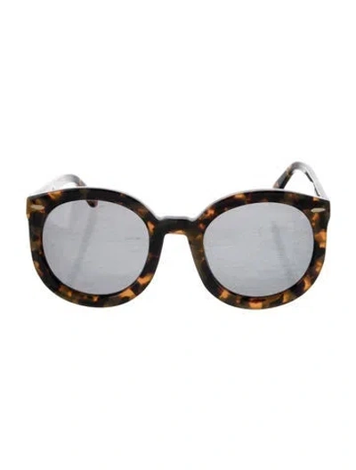 Pre-owned Karen Walker Round Tinted Sunglasses In Multi