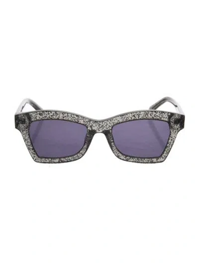 Pre-owned Karen Walker Square Tinted Sunglasses In Grey