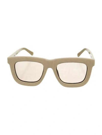 Pre-owned Karen Walker Square Tinted Sunglasses In Neutrals
