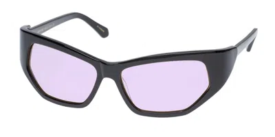 Karen Walker Superhero Kas1801814 Occhiali Da Sole Neri Per Donna In Black