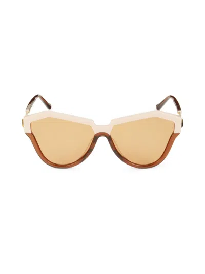 Karen Walker Women's 62mm Cat Eye Sunglasses In Orange