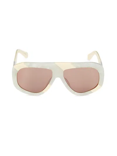 Karen Walker Women's Centurion 58mm Square Sunglasses In Cream