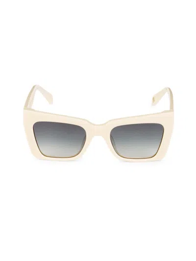 Karen Walker Women's Immortal 51mm Butterfly Sunglasses In Ivory