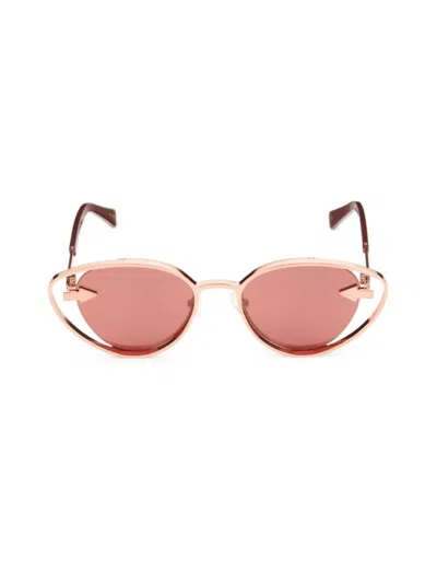 Karen Walker Women's Kissy Kissy 51mm Cat Eye Sunglasses In Aubergine