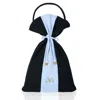 Kargede Women's Black / Blue Black Blue Knit Tote Bag – Designer Bag For Gifting In Multi