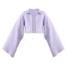 Kargede Women's Pink / Purple Lilac Rib Knit Sweater – Designer Fit, Oversized In Pink/purple