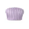 Kargede Women's Pink / Purple Lilac Knit Bandeau Top – Strapless, Fitted & Cropped In Pink/purple