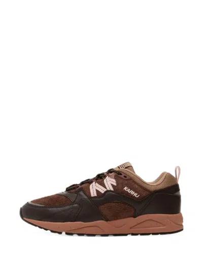 Karhu Fusion 2.0 Suede Sneakers In Animal Print