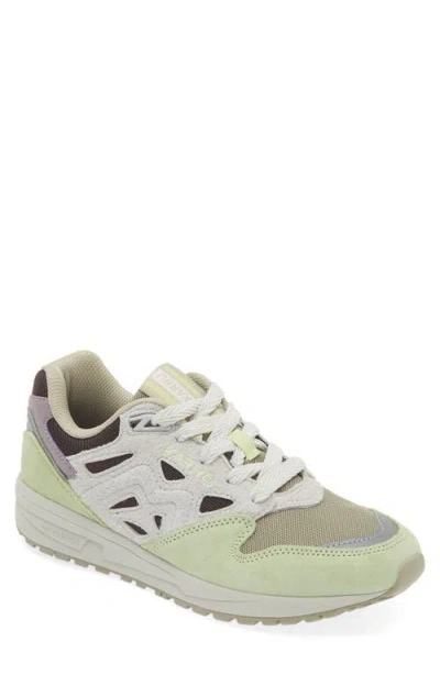 Karhu Gender Inclusive Legacy 96 Sneaker In Shadow Lime / Dawn Blue