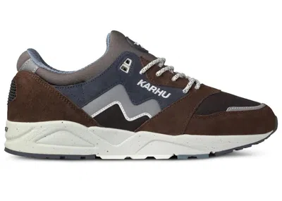 Pre-owned Karhu Men's  Aria 95 Sneakers In Brown/java/india Ink In Multi