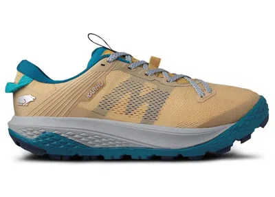 Pre-owned Karhu Men's  Ikoni Trail Teal Sneakers In New Wheat/crystal Teal In Multi