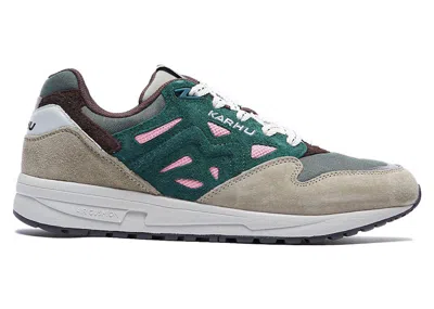 Pre-owned Karhu Men's  Legacy 96 Mystic Forest Pack Sneakers In Abbey Stone/rain Forest